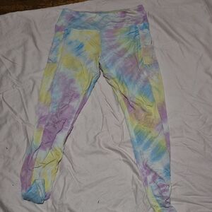 Colorful Tie-Dye Kids Leggings